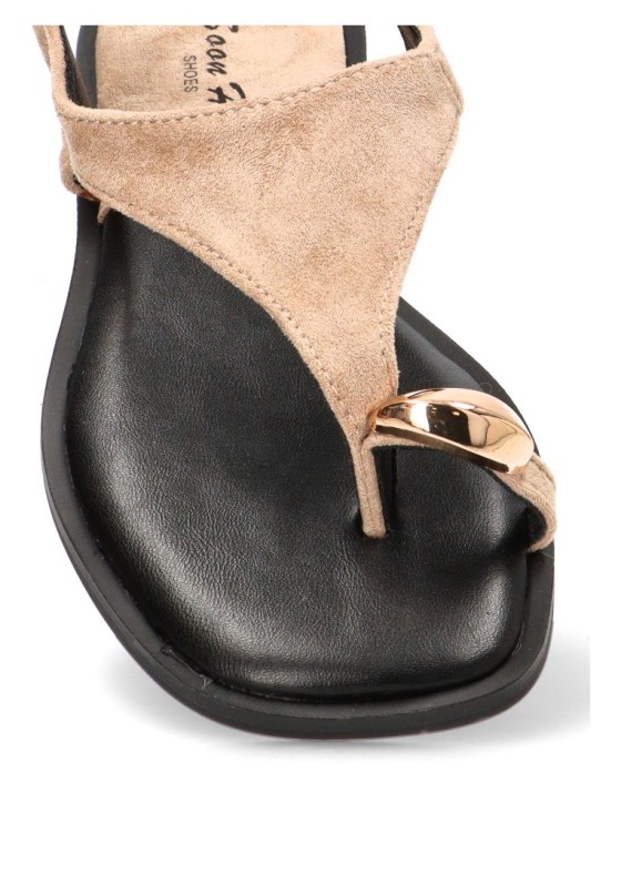 Sandalia de mujer en color beige HXD-53