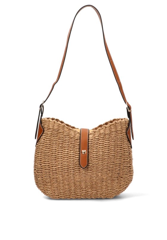 Bolso bandolera pequeño kakhi de mujer YULIA LZ 257321