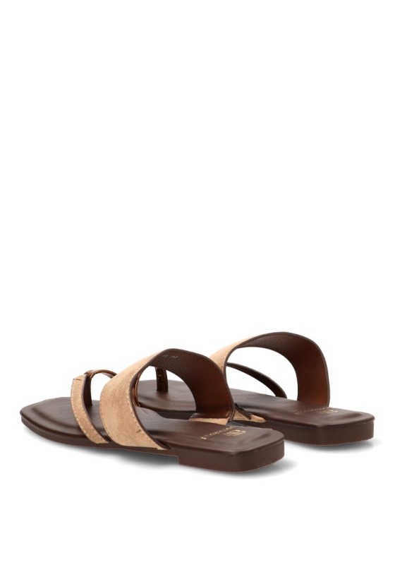 Sandalia kakhi de mujer Luna Collection HG-5815