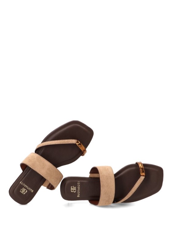 Sandalia kakhi de mujer Luna Collection HG-5815