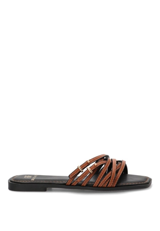 Sandalia con suela plana de mujer HG-5687 Luna Collection