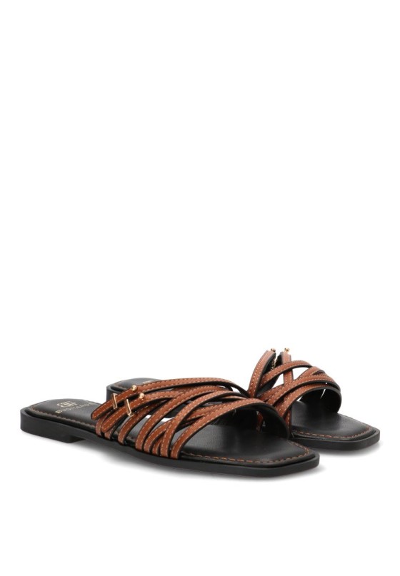 Sandalia con suela plana de mujer HG-5687 Luna Collection