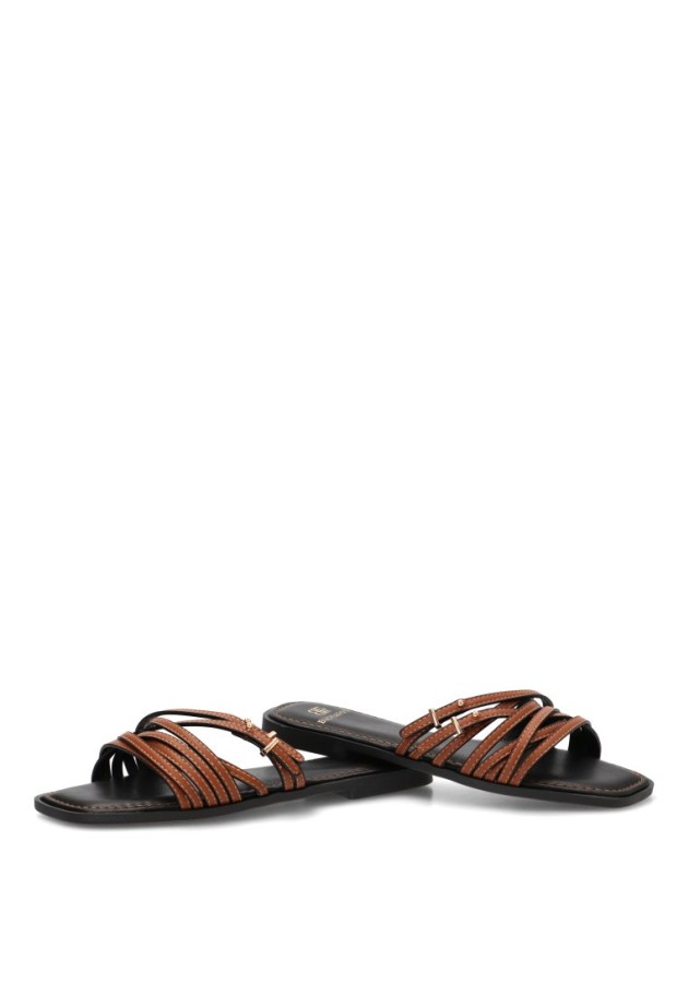 Sandalia con suela plana de mujer HG-5687 Luna Collection