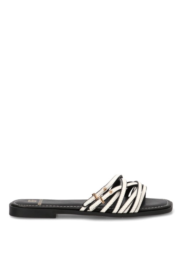 Sandalia blanca de mujer Luna Collection HG-5687