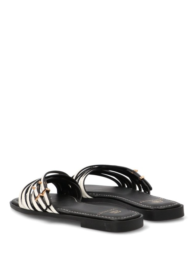 Sandalia blanca de mujer Luna Collection HG-5687