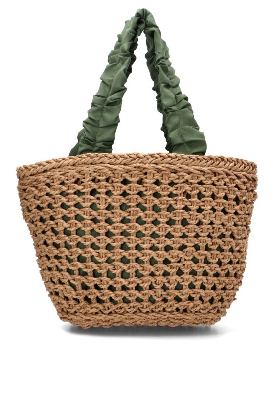Bolso con rafia natural de mujer YULIA LZ 234003