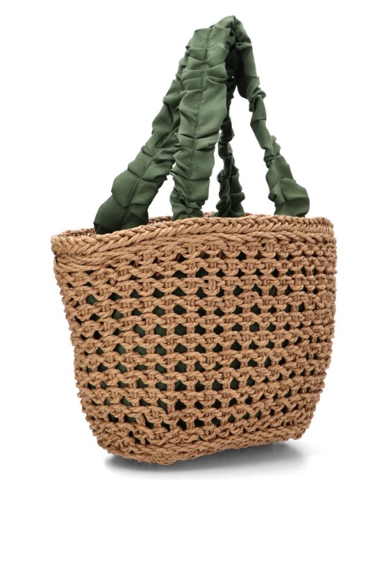 Bolso con rafia natural de mujer YULIA LZ 234003