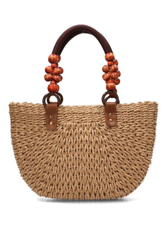 Bolso YULIA LZ con rafia natural 256292