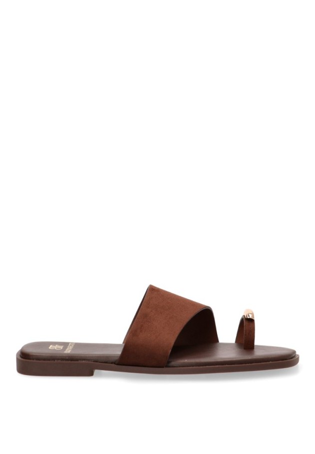Sandalia con suela plana de mujer BUONAROTTI CF-5817