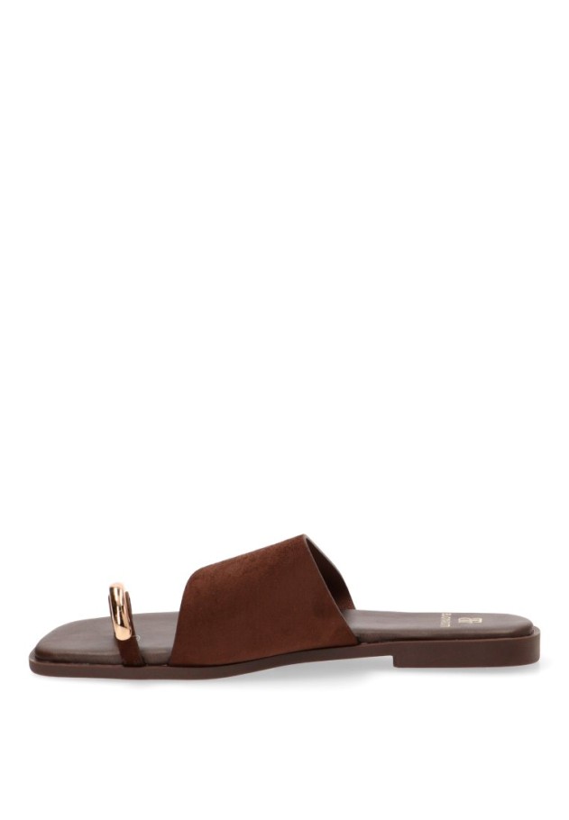 Sandalia con suela plana de mujer BUONAROTTI CF-5817