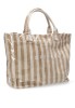 Bolsa playa kakhi de mujer Luna Collection ZYL22075
