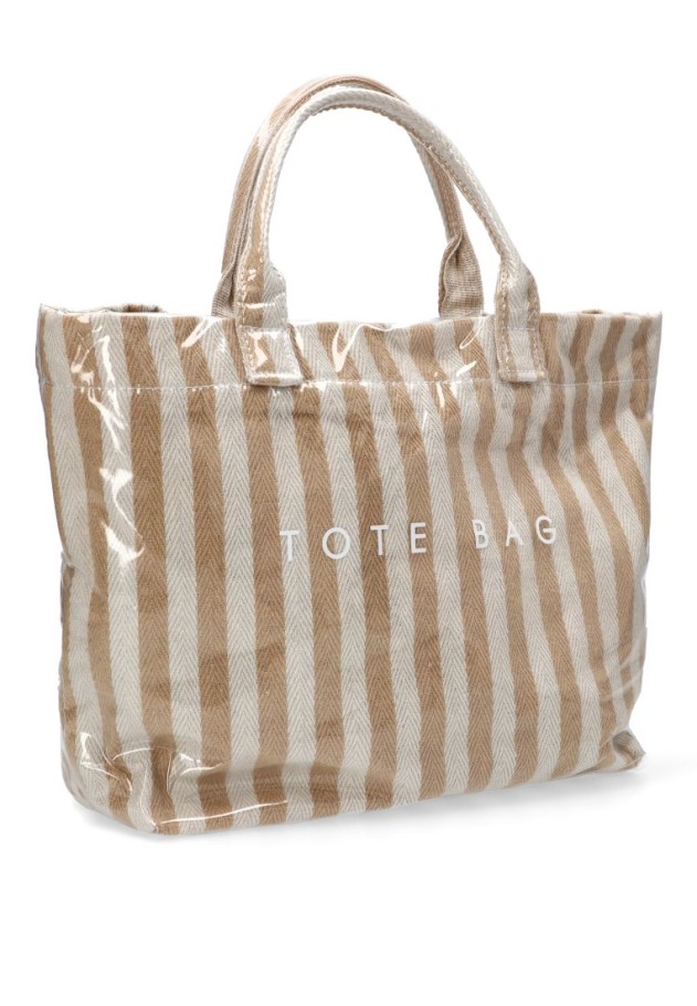 Bolsa playa kakhi de mujer Luna Collection ZYL22075