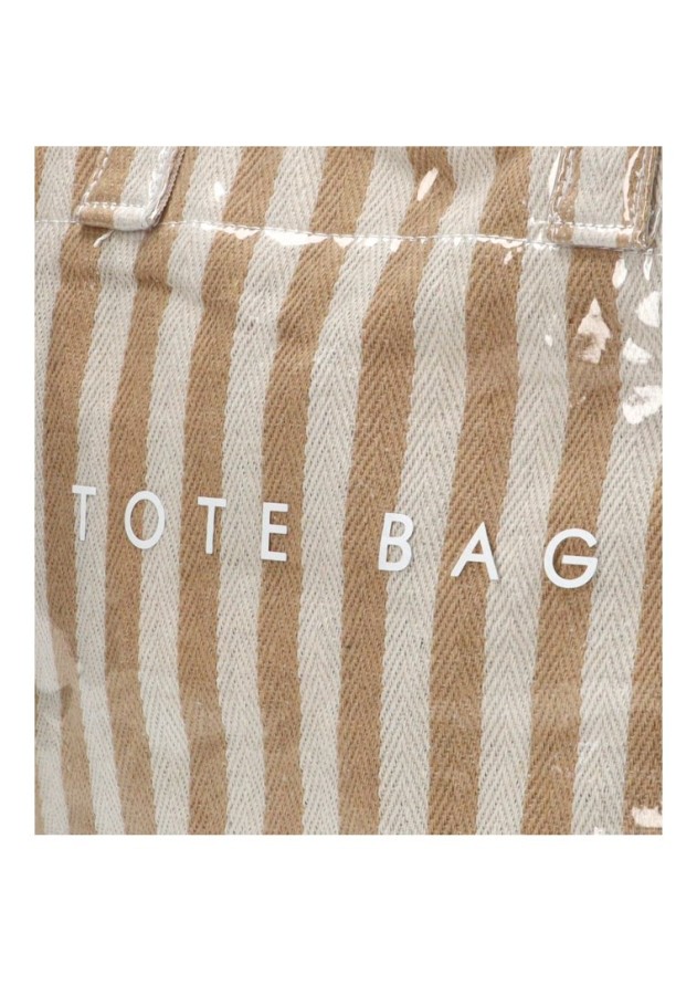 Bolsa playa kakhi de mujer Luna Collection ZYL22075