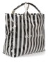 Bolsa de playa negra de mujer Luna Collection ZYL219989
