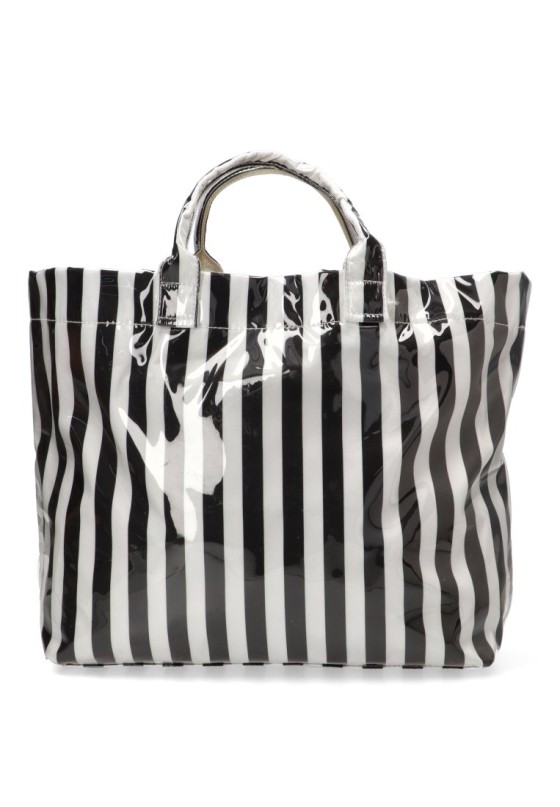 Bolsa de playa negra de mujer Luna Collection ZYL219989