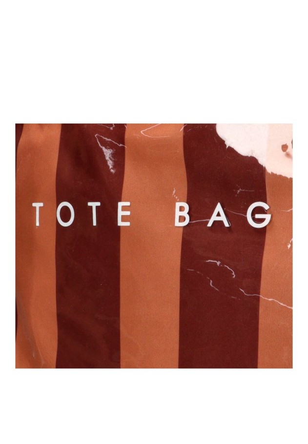 Bolsa de playa textil naranja para mujer Luna Collection ZYL220118
