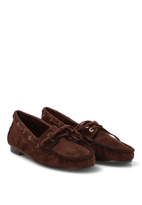 Mocasín náutico Kiova café de mujer Luna Collection S-5635
