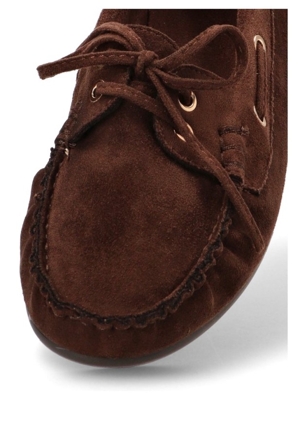 Mocasín náutico Kiova café de mujer Luna Collection S-5635