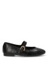 Bailarina negra con hebilla y suela plana de mujer Luna Collection YS-6161