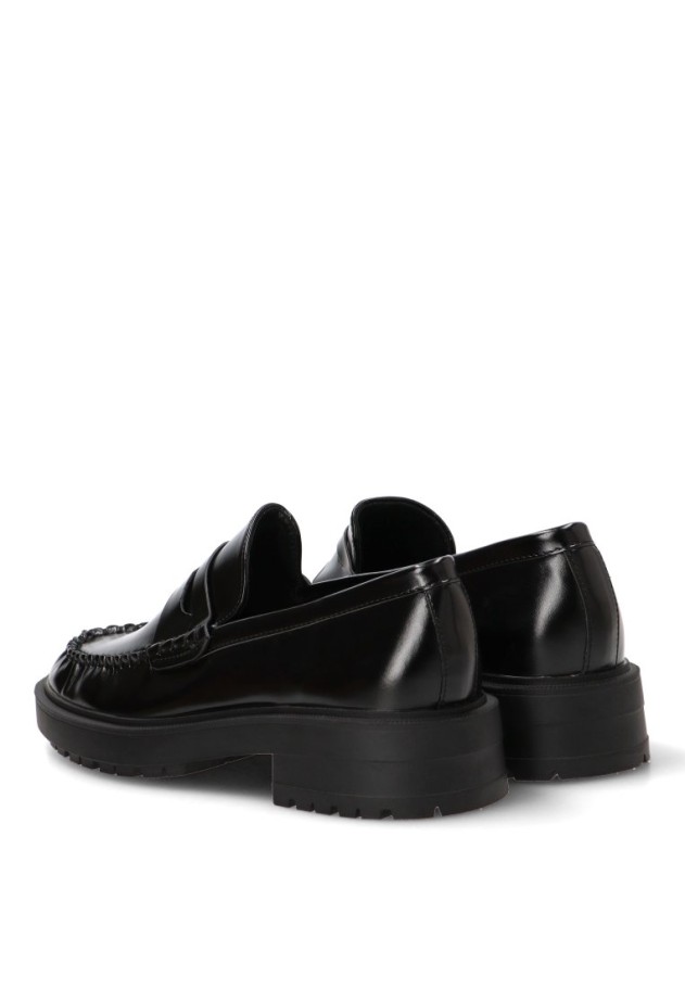 Mocasín X6044 negro de mujer Luna Collection
