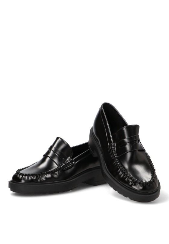 Mocasín X6044 negro de mujer Luna Collection
