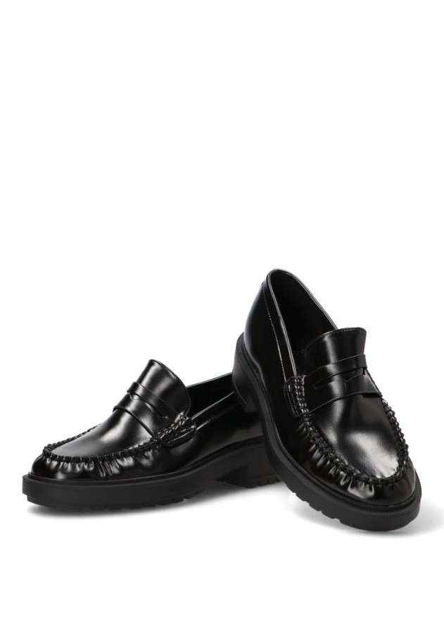Mocasín X6044 negro de mujer Luna Collection
