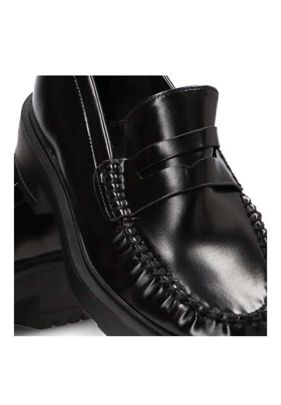 Mocasín X6044 negro de mujer Luna Collection