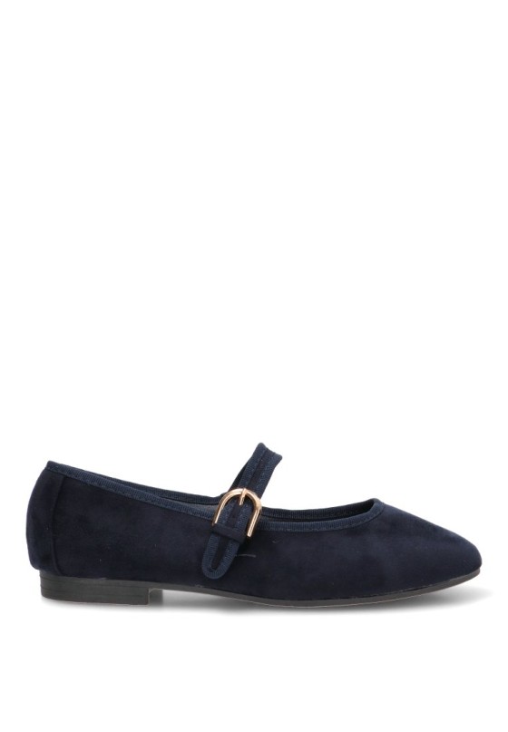 Bailarina azul de mujer Luna Collection con suela plana YS-6145