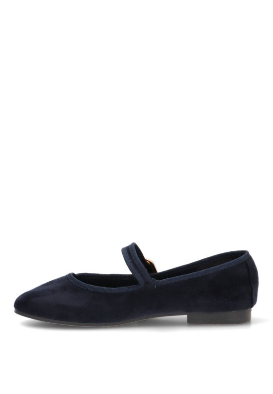 Bailarina azul de mujer Luna Collection con suela plana YS-6145