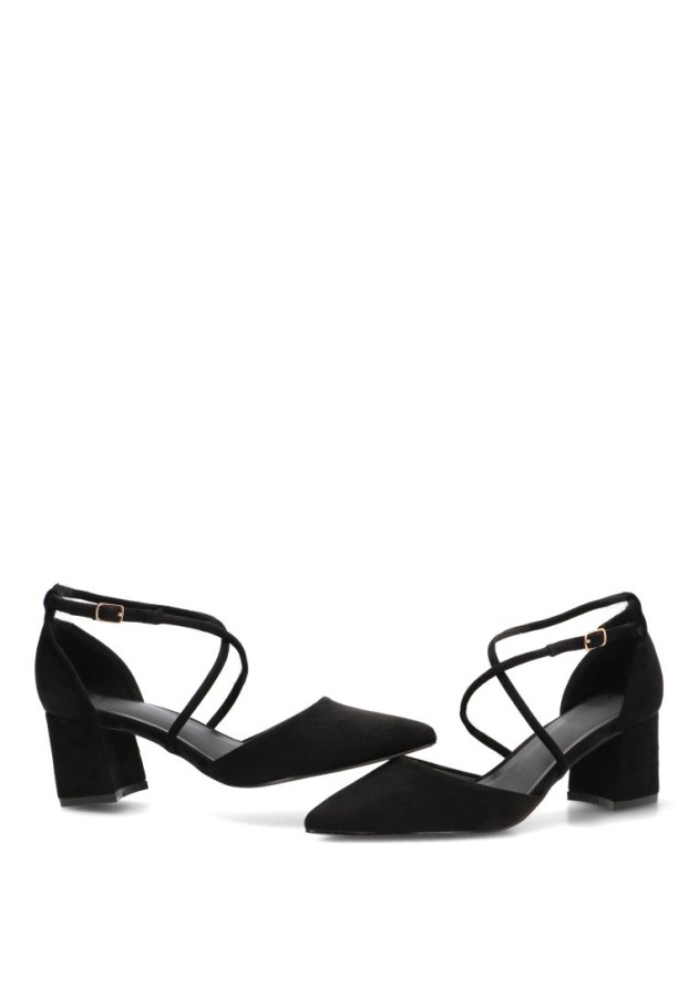 Salón negro de mujer Luna Collection A-6010