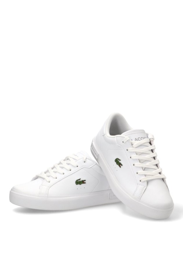 Deportivo blanco sintético de mujer LACOSTE 51SUJ0003