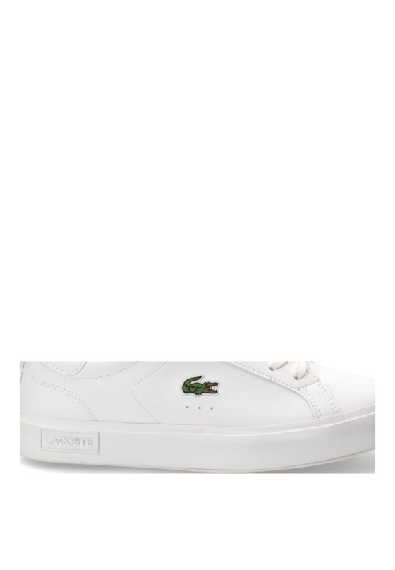 Deportivo blanco sintético de mujer LACOSTE 51SUJ0003