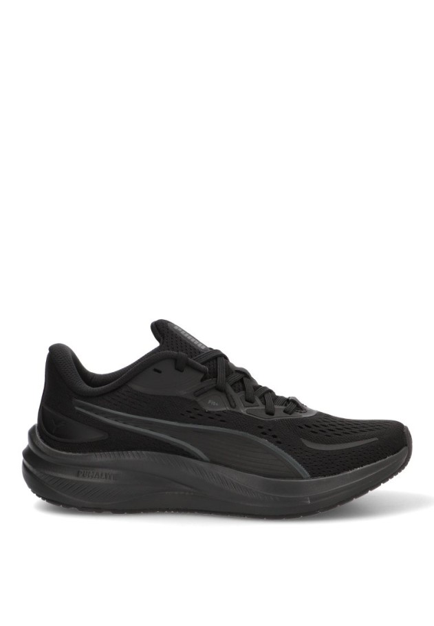 Deportivo de hombre PUMA 311730 negro textil  suela plana