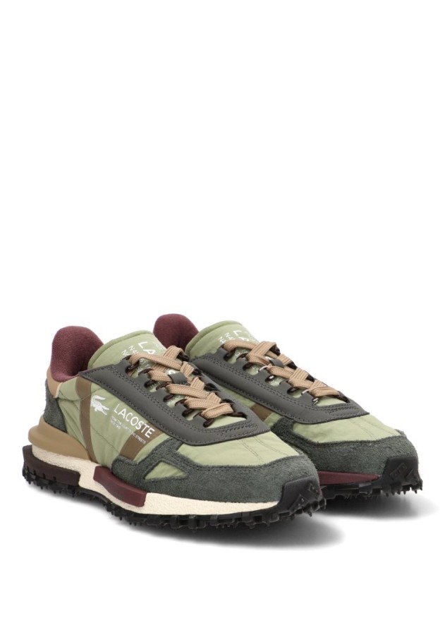 Deportivo de piel kakhi para hombre LACOSTE 52SMA0087