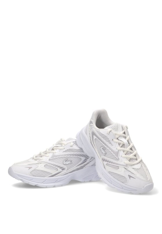 Deportivo blanco sintético con suela plana para mujer LACOSTE 51SUJ0012