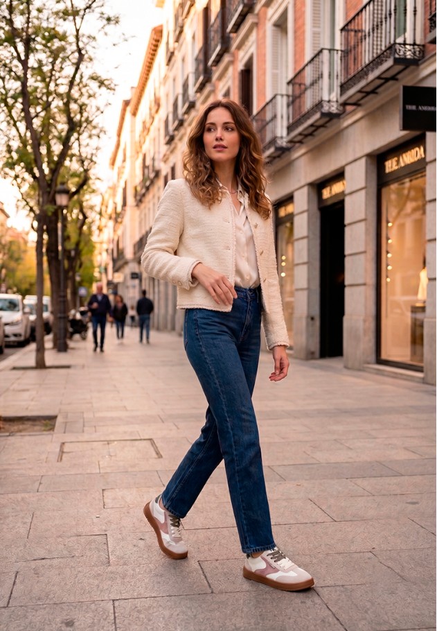 Deportivo barefoot blanco de mujer MUSTANG 60948