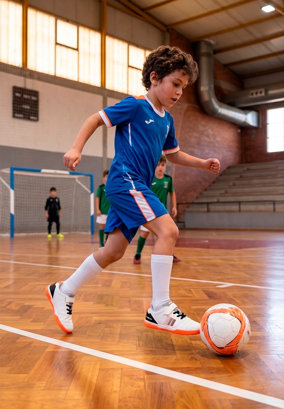 Deportivo blanco de niño Mustang Kids 49323