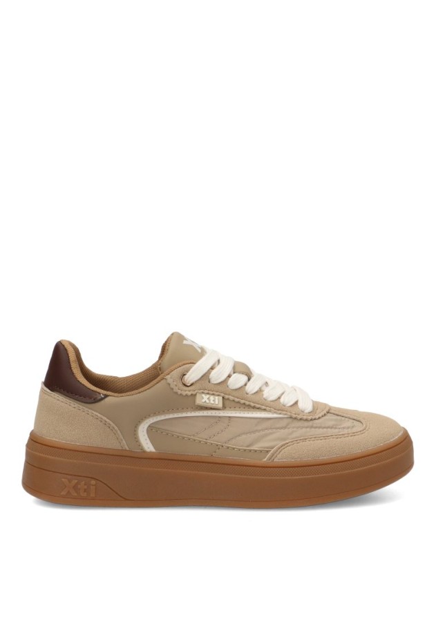 Deportivo beige de mujer XTI 146278