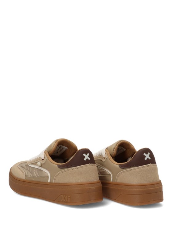 Deportivo beige de mujer XTI 146278