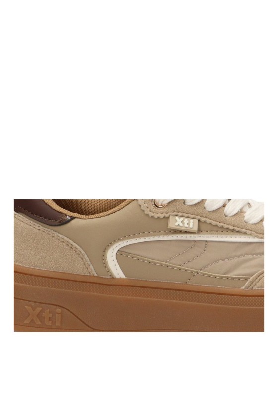 Deportivo beige de mujer XTI 146278