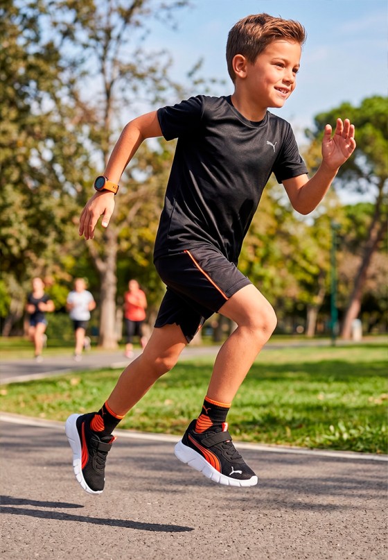 Deportivo negro de niño PUMA 401519