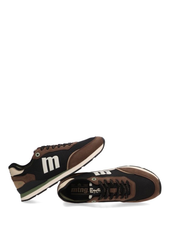 Deportivo casual para hombre MUSTANG 84859 negro con suela plana
