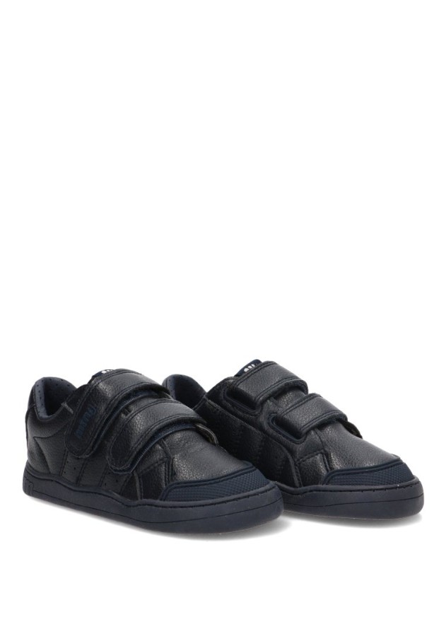 Deportivo de niño Mustang Kids 49038 marino sintetico suela plana