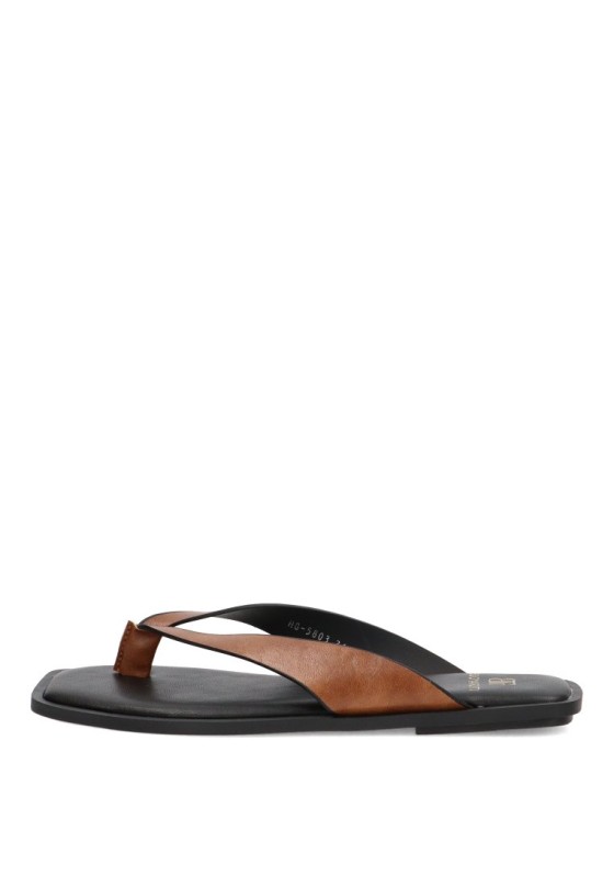 Sandalia camel de mujer BUONAROTTI HG-5803