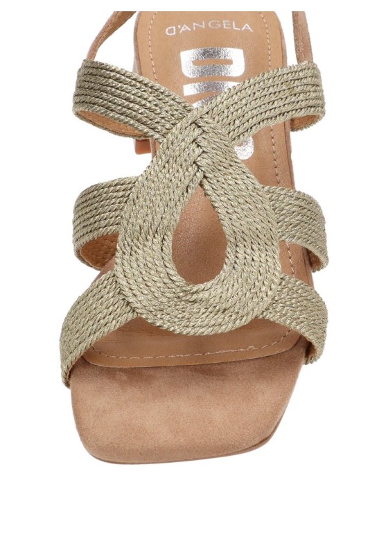 Sandalia con tacón medio de mujer DANGELA DXF30712