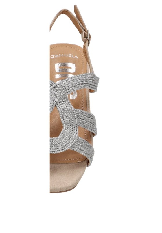 Sandalia plata de mujer DANGELA DXF30712