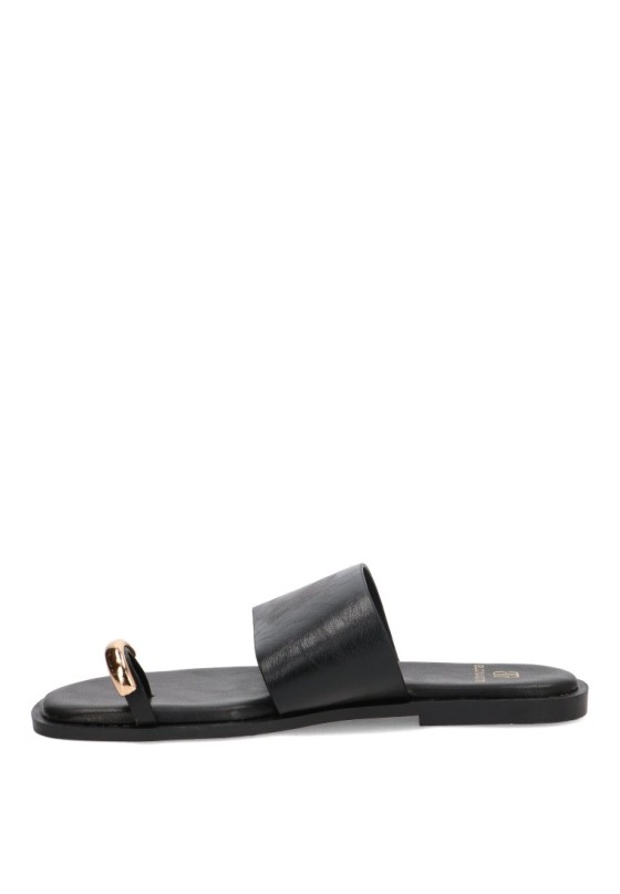 Sandalia negra de mujer Luna Collection HG-5685