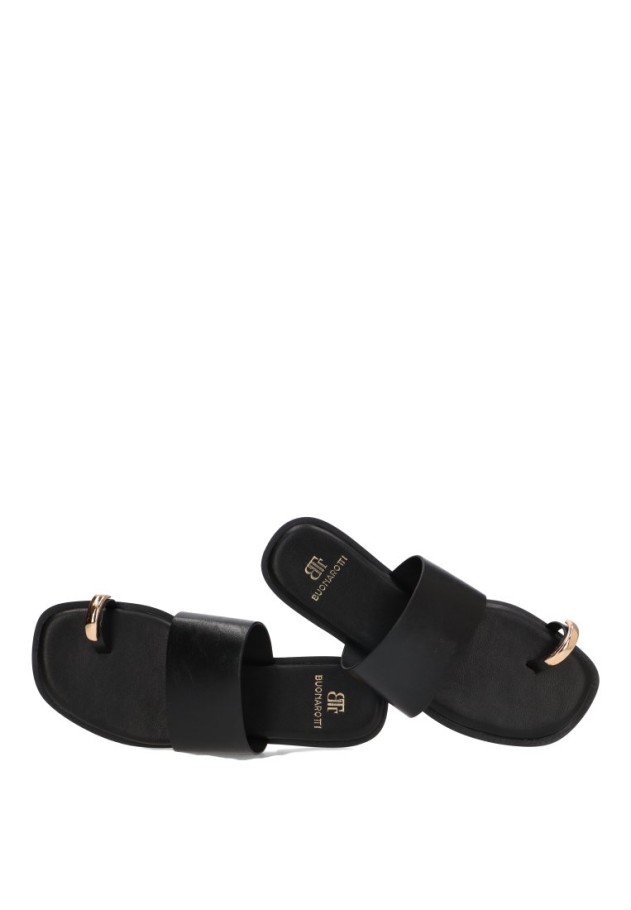 Sandalia negra de mujer Luna Collection HG-5685