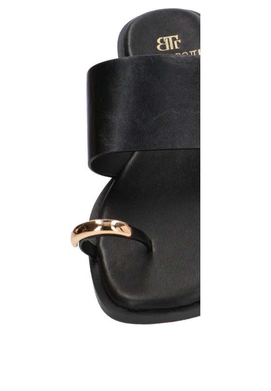 Sandalia negra de mujer Luna Collection HG-5685