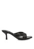 Sandalia pala negra de tacón alto para mujer BP-5721